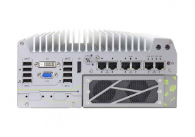 Nuvo-7166GC front I/O nuvo-7166gc-intel-8th-9th-nvidia-tesla-t4-p4-ai-platform-front-io