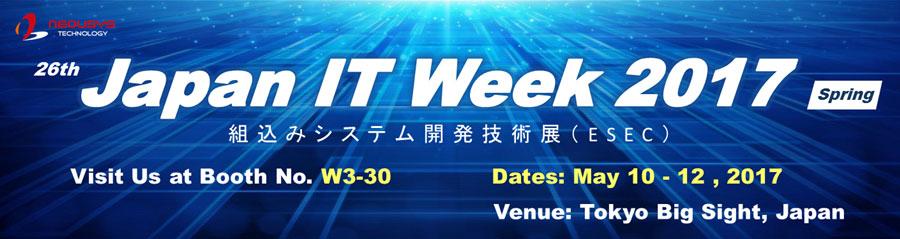 Neousys Invites you to visit us at Japan IT Week 2017, Tokyo, Japan