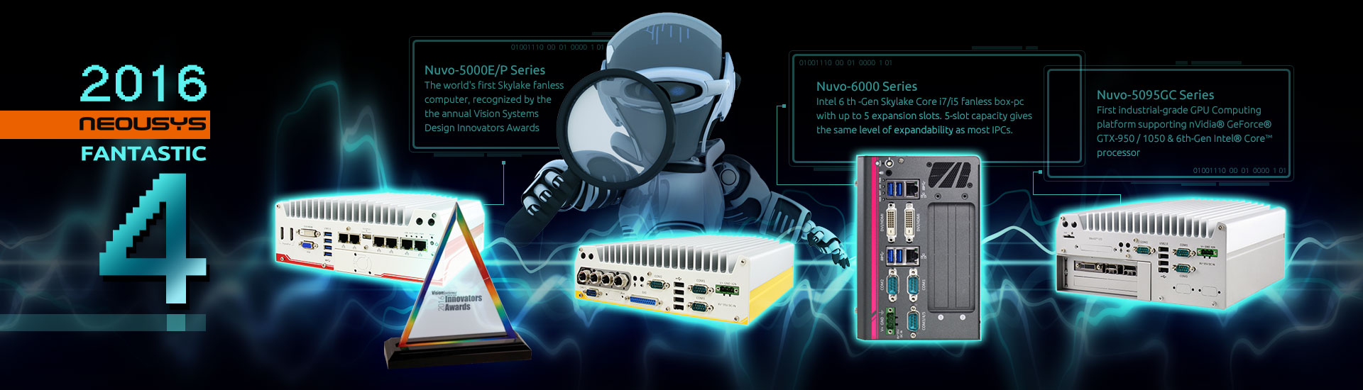 Neousys Embedded Fantastic 4 from the annual review